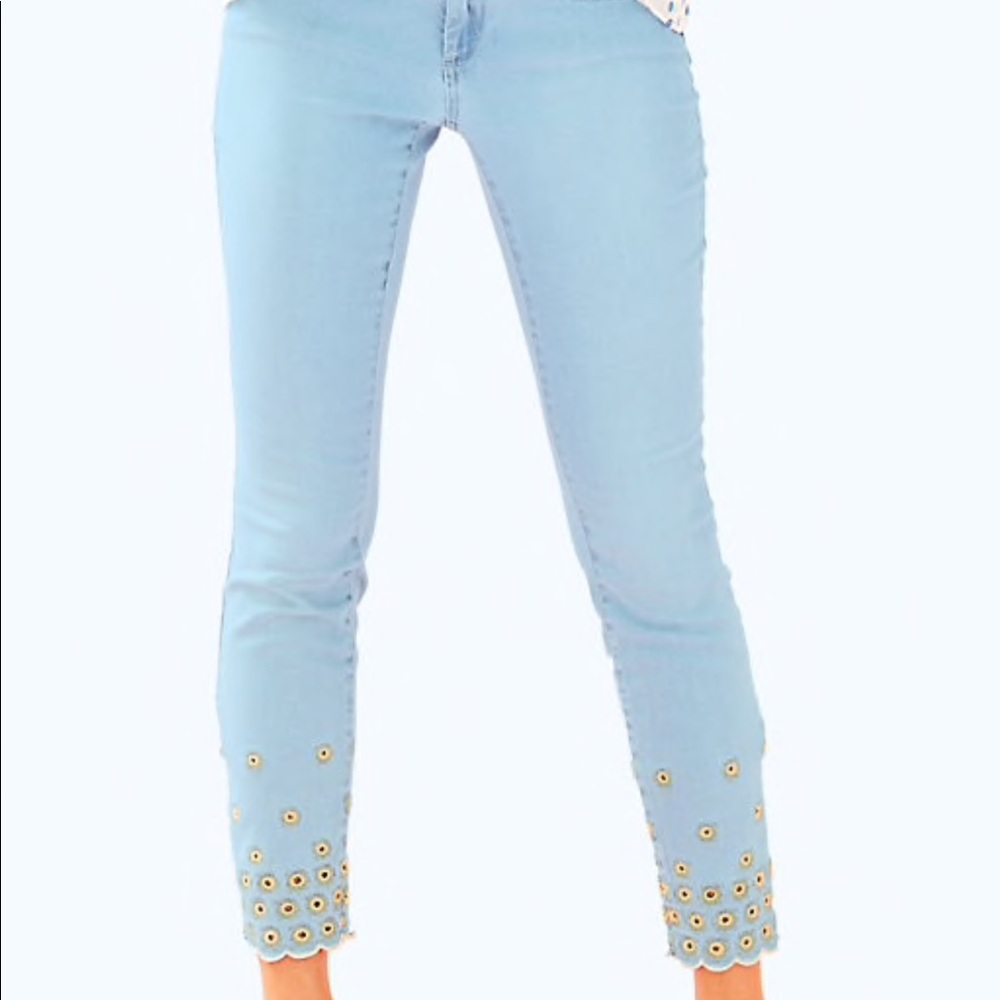 Lilly Pulitzer South Ocean Skinny Crop Jeans - NWT